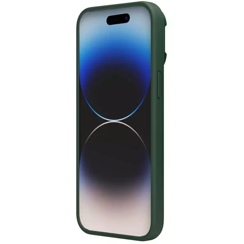 Чохол Nillkin Silicone LensWing Magnetic з закритою камерою на Apple iPhone 14 Pro Max (6.7") – Зелений / Green. Фото 4 з 4