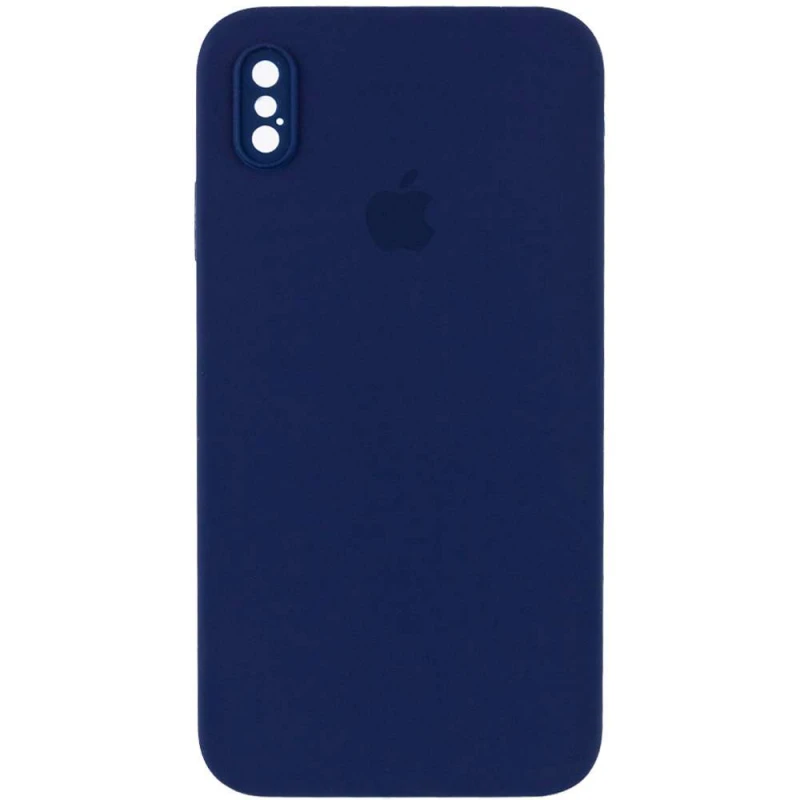 

Чохол Silicone Case Square з захистом камери на Apple iPhone XS Max (6.5") (Темно-синій / Midnight blue)