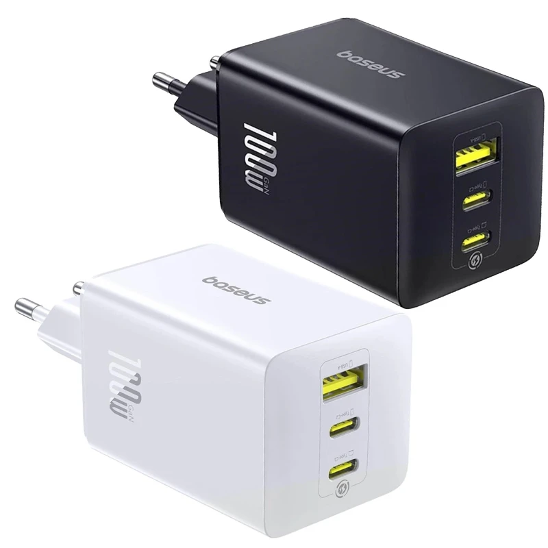 МЗП Baseus EnerFill FE11 Fast Charger 100W (1USB-A/2C) (P101821) фото 1 з 1