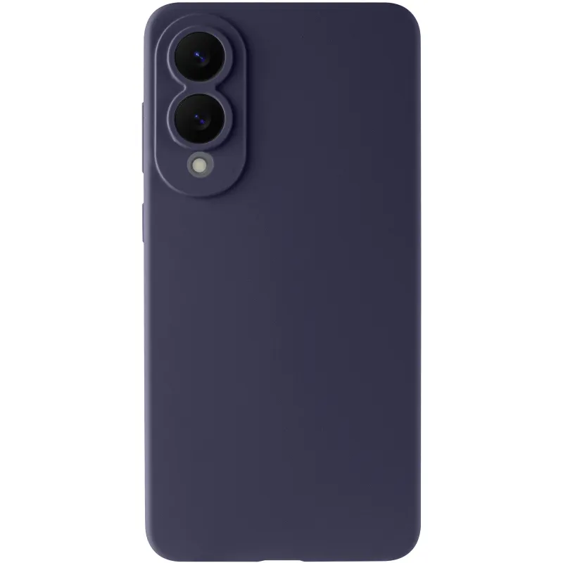 Чехол Silicone Case Lakshmi Premium з закритою камерою на Samsung Galaxy S25 Edge – Темно-синий / Midnight blue. Фото 13 из 14