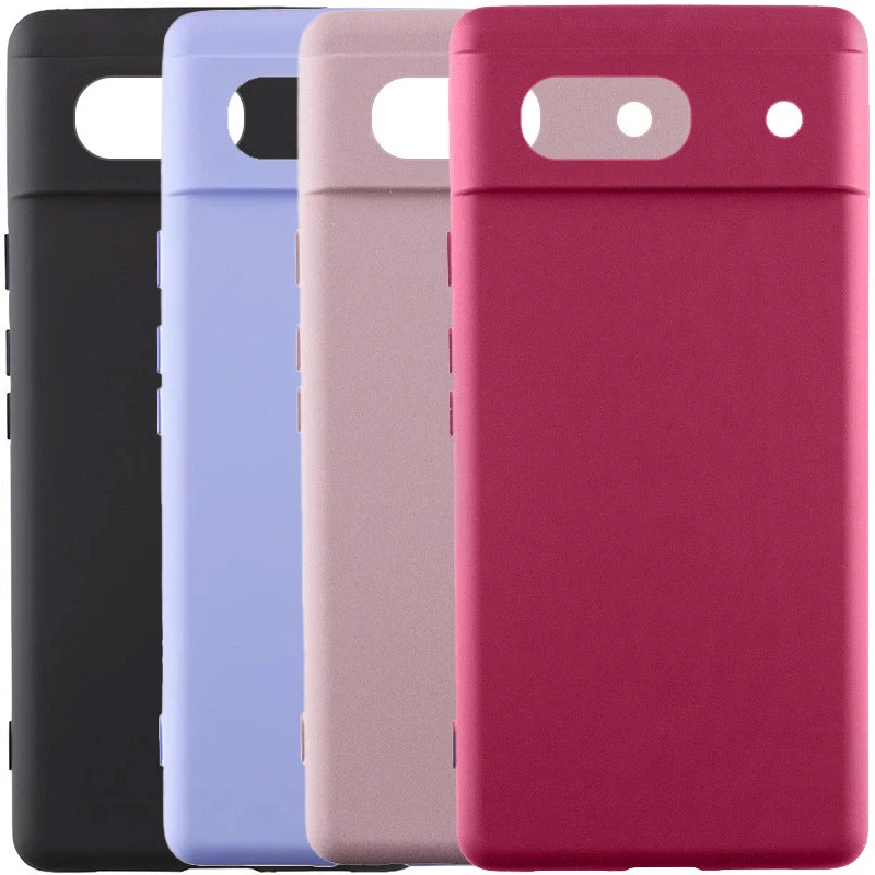 Кольоровий силіконовий чохол GETMAN із закритою камерою для Google Pixel 6 фото 1 з 1