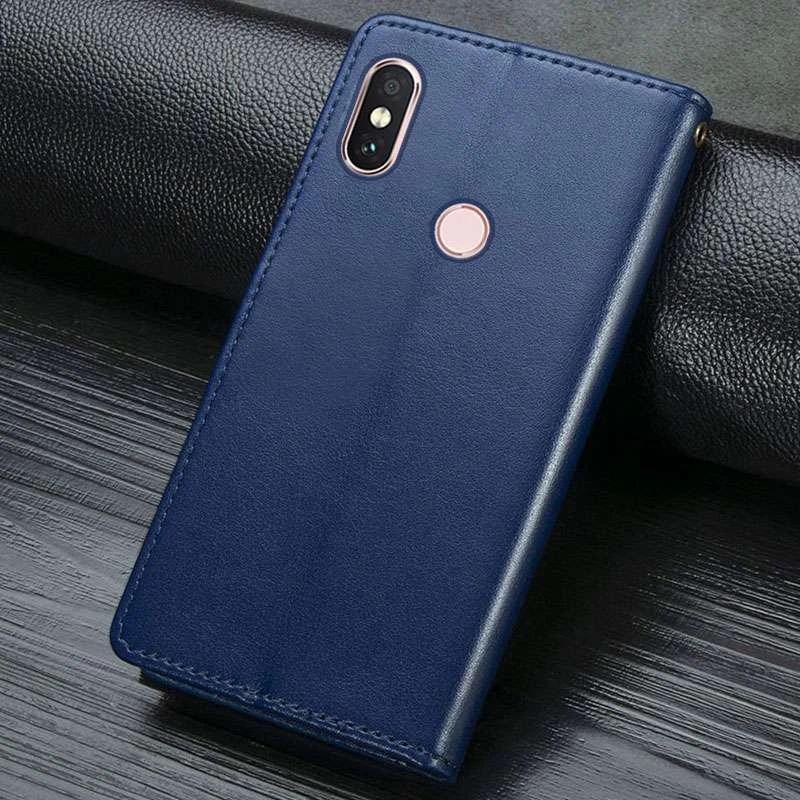 Чохол-книжка GETMAN галант на Xiaomi Redmi Note 5 Pro / Note 5 (AI Dual Camera) – Синій. Фото 6 з 6