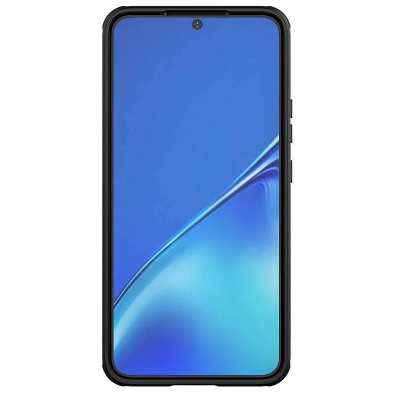 Пластикова накладка Nillkin Pro на Samsung Galaxy S22 – Чорний / Black. Фото 2 з 5