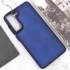 Чехол TPU+PC Lyon Frosted на Samsung Galaxy S21 FE – Синий / Navy Blue. Фото 5 из 7