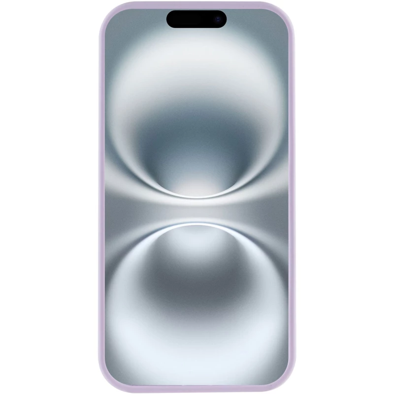 Чехол Silicone Case с закрытым низом для Apple iPhone 17e (6.1") – Сиреневый / Lilac. Фото 3 из 6