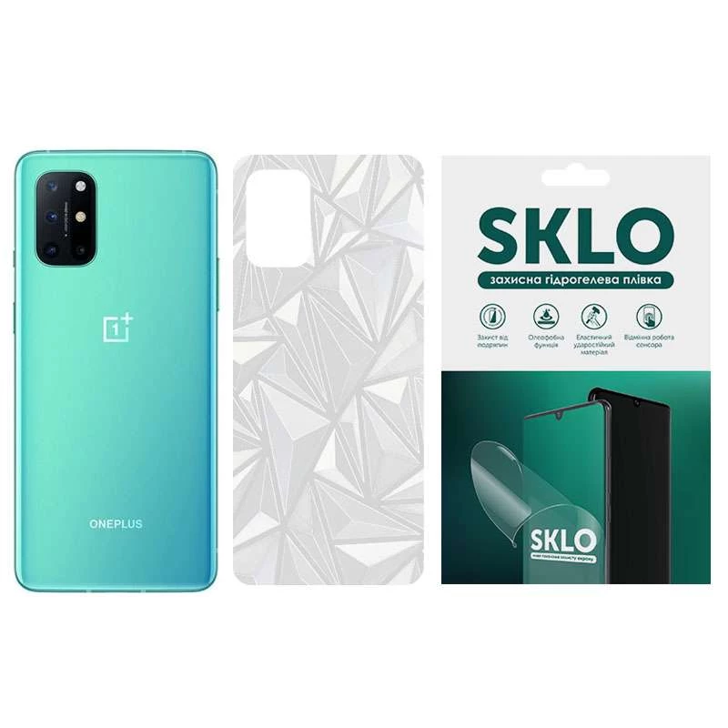 

Защитная плёнка SKLO Back Transparent на тыльную сторону для OnePlus 6T (Прозрачный / Diamonds), Прозорий / diamonds