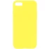 Чехол с закрытым низом Silicone Case для Apple iPhone 6/6s (4.7") – Желтый / Yellow. Фото 1 из 1
