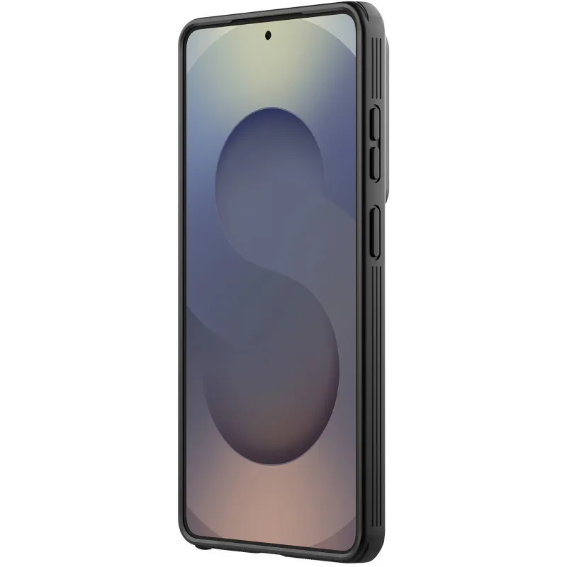Карбована накладка Nillkin Pro зі шторкою для камери на Samsung Galaxy S26 Ultra – Transparent black. Фото 4 з 6