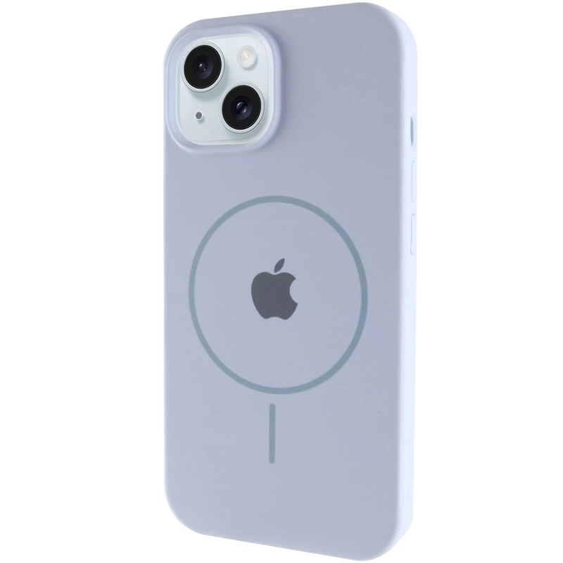 Чохол Silicone Armor Max with MagSafe для Apple iPhone 15 Plus (6.7") – Блакитний / Lilac Blue. Фото 2 з 6