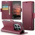 Кожаный чехол-книжка CaseMe Nappa leather для Xiaomi Redmi Note 15 4G/5G (EU) – Red. Фото 7 из 10