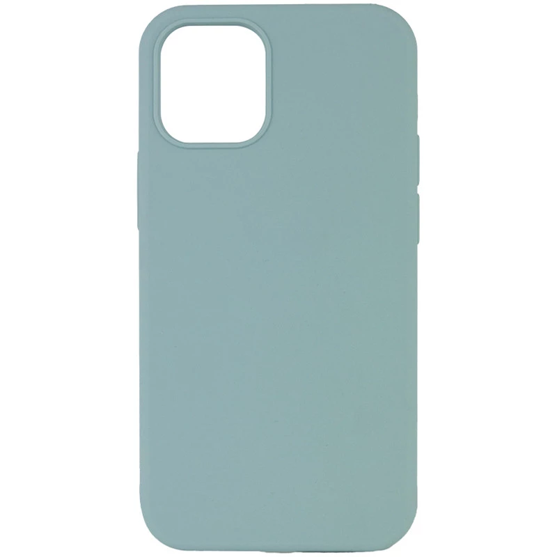 Чехол с закрытым низом Silicone Case для Apple iPhone 13 (6.1") – Бирюзовый / Turquoise. Фото 1 из 3