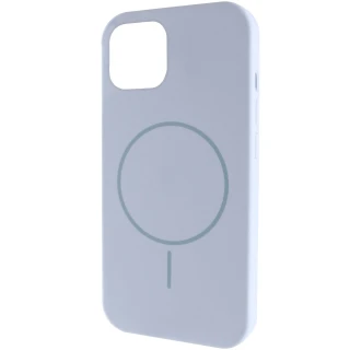 Чехол Silk Full Protective (AA) NO LOGO with Magnetic Fit для Apple iPhone 11 (6.1") — Голубой / Lilac Blue
