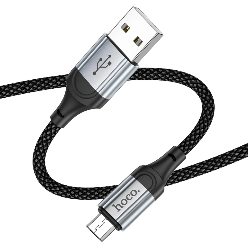 Дата кабель Hoco X102 Fresh USB to MicroUSB (1m) – Black. Фото 4 з 6