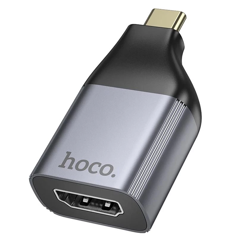 Перехідник Hoco UA33 Type-C to HDTV – Metal grey. Фото 1 з 6