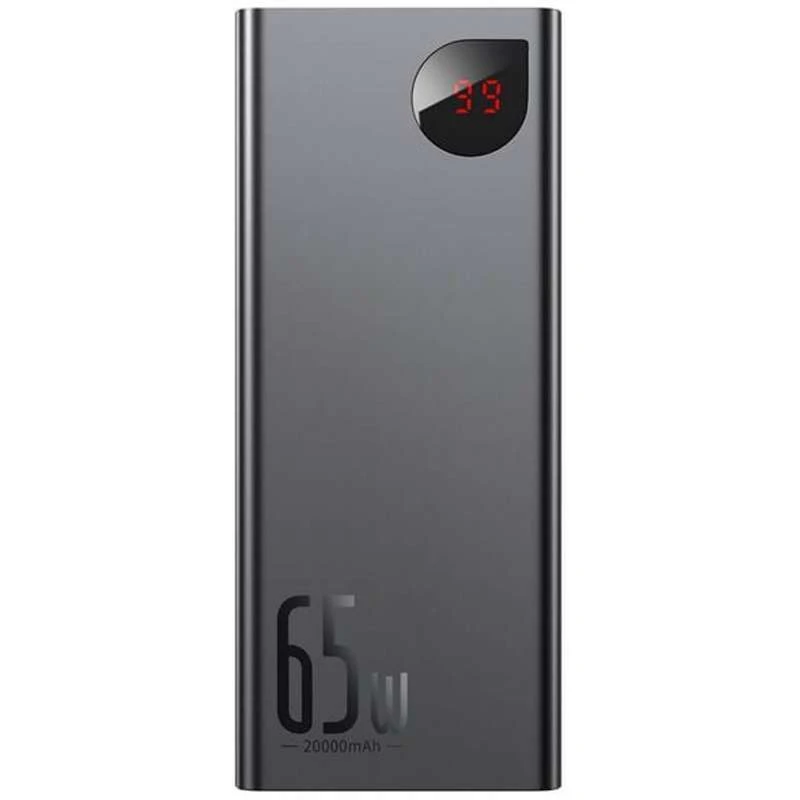 

Портативний зарядний пристрій Baseus Adaman Metal Digital Display QC 65W 20000mAh (PPIMDA-D)