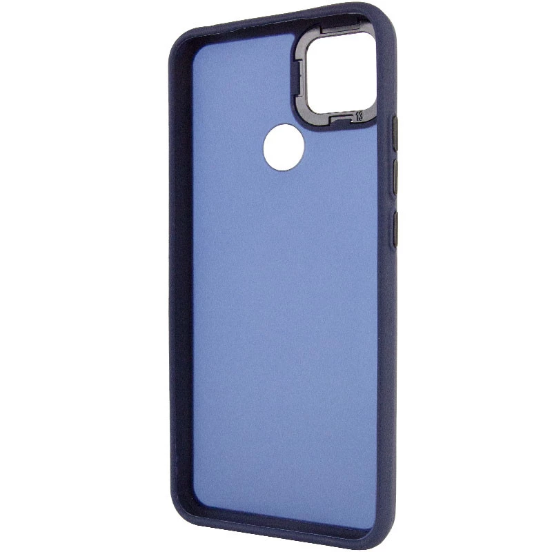 Чехол TPU+PC Lyon Frosted на Xiaomi Redmi 9C – Синий / Navy Blue. Фото 4 из 7