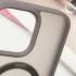 Кольоровий TPU+PC з металевими кнопками, кільцем та MagSafe на Apple iPhone 16 Pro – Grey. Фото 12 з 14