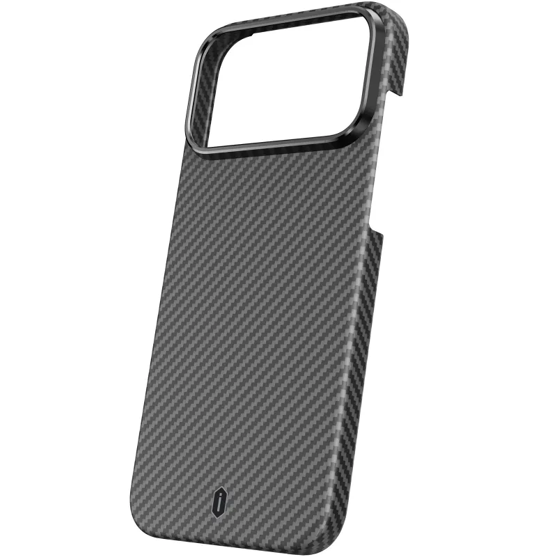 Арамідний чохол WiWU Aramid Air series для Apple iPhone 17 Pro (6.3") – Black. Фото 2 з 6