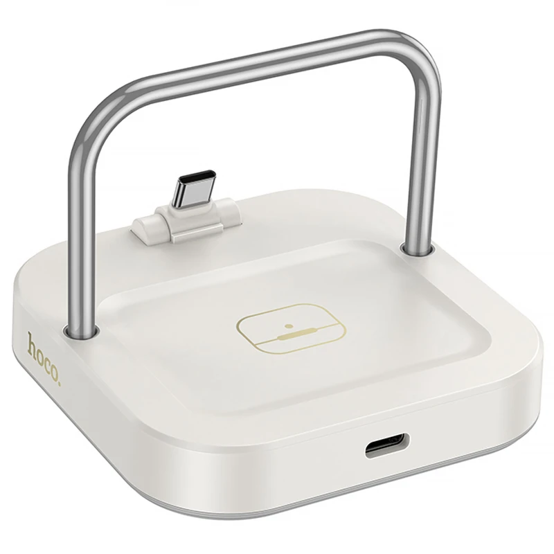 БЗУ Hoco CQ16B Astute 2in1 15W – Milky White. Фото 3 из 4