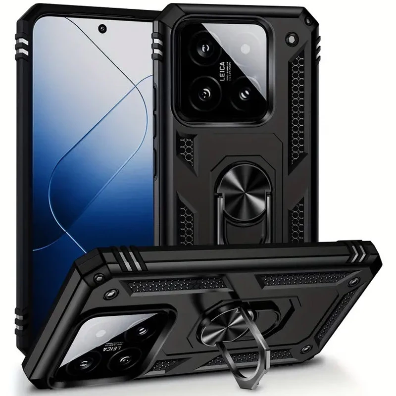 Протиударний чохол Serge Ring з кільцем на Xiaomi 14 Pro фото 1 з 1