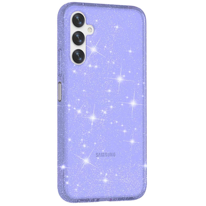 

Блестящий силиконовый чехол на Xiaomi Redmi 12C / Poco C55 (Purple)