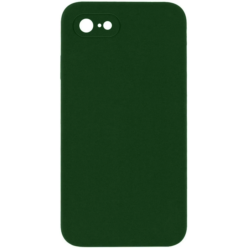 Чохол Silicone Case Square L з захистом камери на Apple iPhone SE (2020) – Зелений / Army green. Фото 1 з 1
