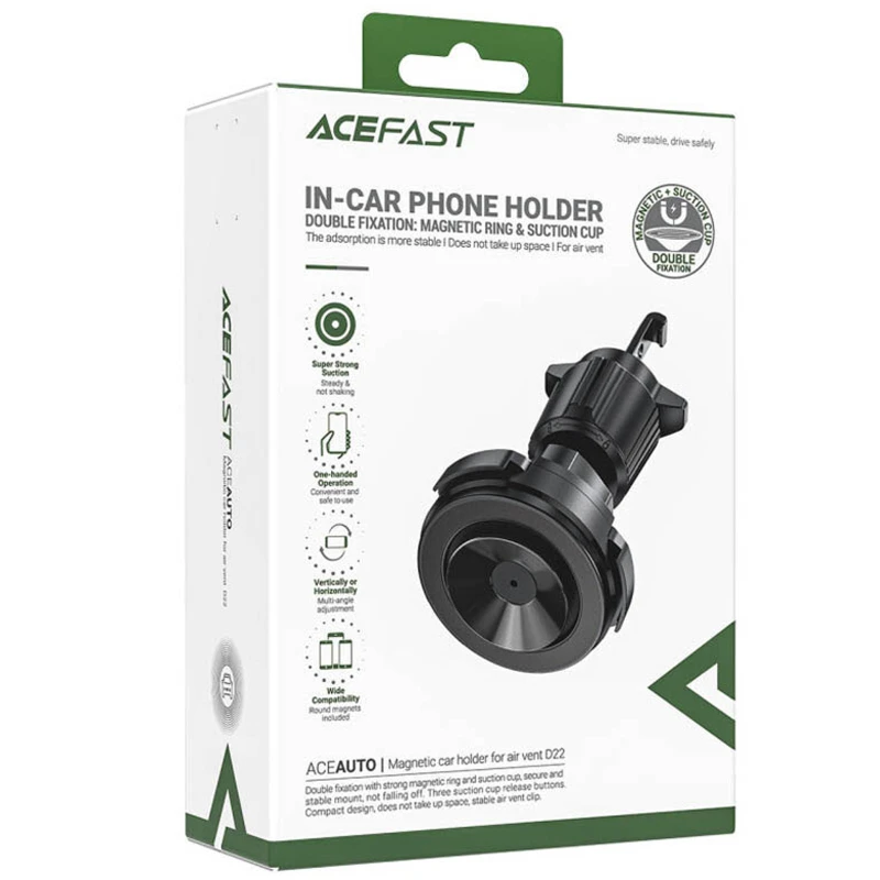 Автотримач Acefast D22 – Black. Фото 2 з 5