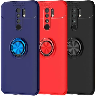 Чехол Deen ColorRing с кольцом для Xiaomi Redmi 9 фото 1 из 1