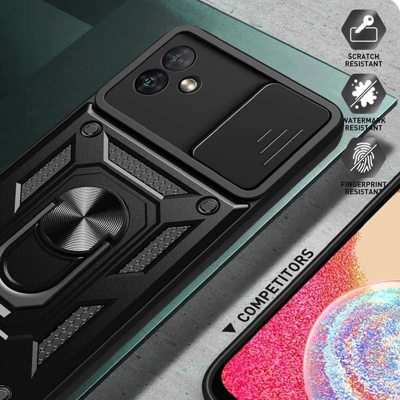 Протиударний чохол Serge Ring з захистом камери на Samsung Galaxy A06 – Чорний. Фото 6 з 6