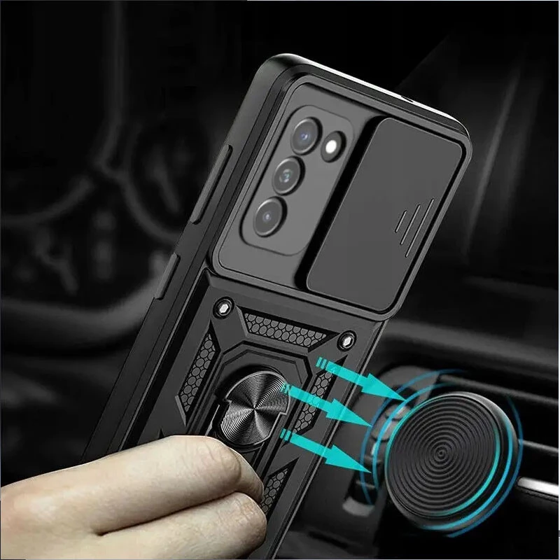 Протиударний чохол Serge Ring з захистом камери на Samsung Galaxy S20 FE – Чорний. Фото 4 з 11