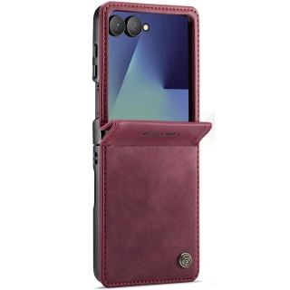 Кожаный чехол-книжка CaseMe Velvet Matte для Samsung Galaxy Z Flip7 фото 1 из 5