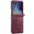 Кожаный чехол-книжка CaseMe Velvet Matte для Samsung Galaxy Z Flip7 – Red. Фото 1 из 5