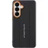 TPU+PC Vegan Leather Case with Metal Camera Frame для Samsung Galaxy S26+ – Black. Фото 1 з 1