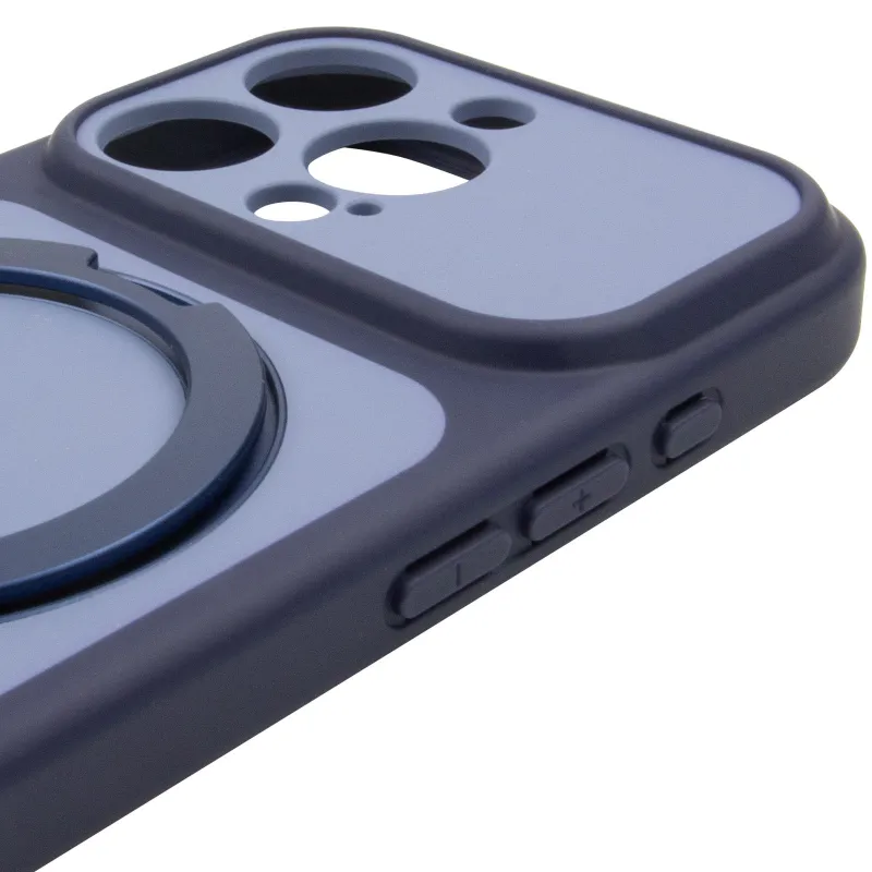 Чохол Ummi Full Camera with Magnetic Fit HQ Ring для Apple iPhone 15 Pro (6.1") – Синій / Navy Blue. Фото 6 з 6
