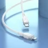 Дата кабель Hoco X109 Energy silicone Type-C to Lightning (1m) – White. Фото 4 з 4