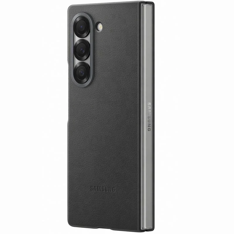 Шкіряний чохол Leather Case Premium на Samsung Galaxy Z Fold7 – Gray. Фото 8 з 10