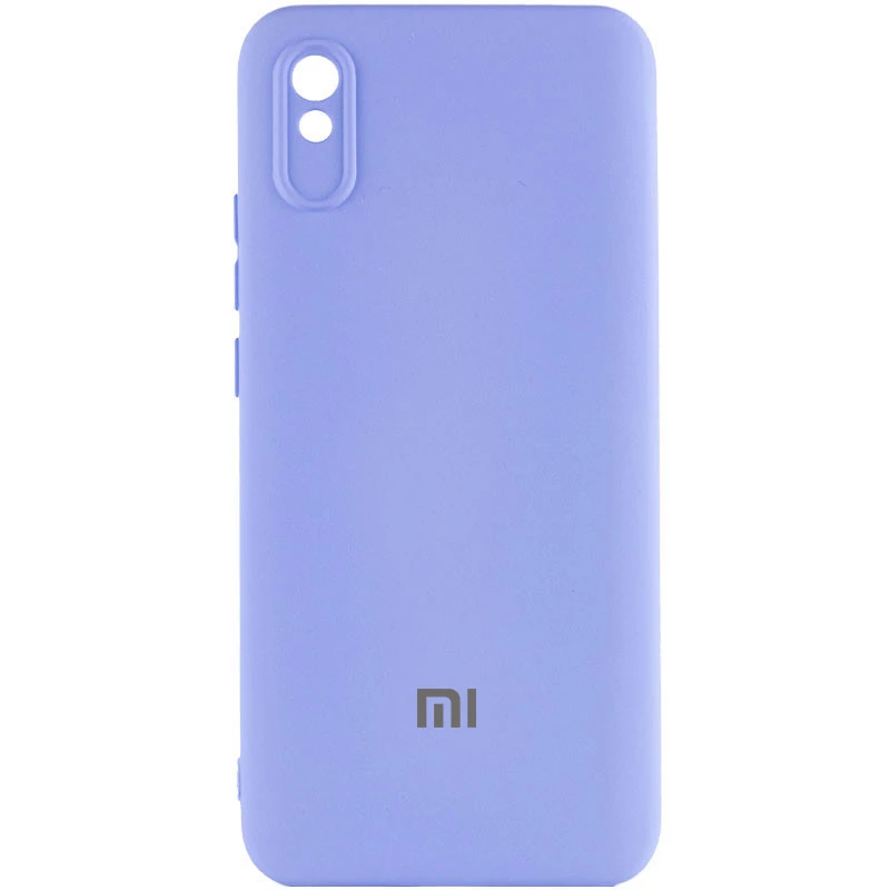 Чехол Silicone Case Lakshmi Premium L с закрытой камерой для Xiaomi Redmi 9A – Сиреневый / Dasheen. Фото 1 из 2