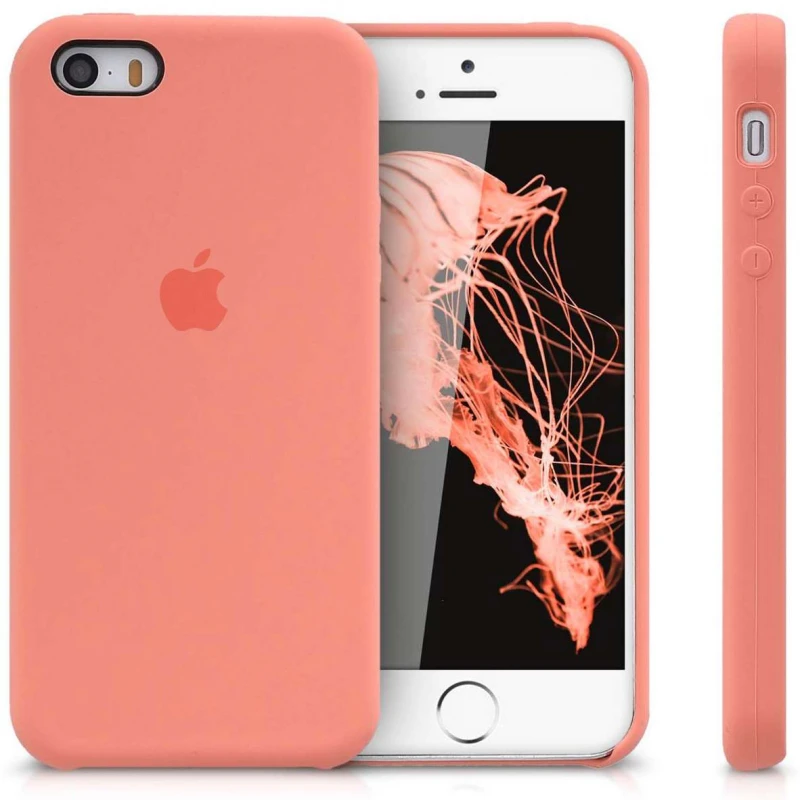 

Чохол Silicone Case на Apple iPhone 5/5S/SE (Рожевий / Barbie pink)