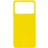 Кольоровий силіконовий чохол на Xiaomi Poco X4 Pro 5G – Жовтий. Фото 1 з 7