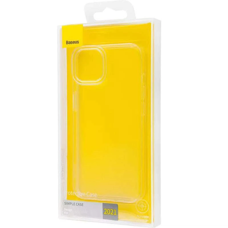 Прозорий силіконовий чохол Baseus на Apple iPhone 14 (6.1") – Прозорий. Фото 4 з 4