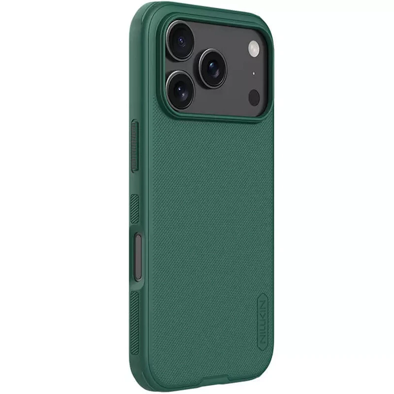 Пластикова накладка Nillkin Pro на Apple iPhone 17 Pro Max (6.9") – Зелений / Deep Green. Фото 1 з 5
