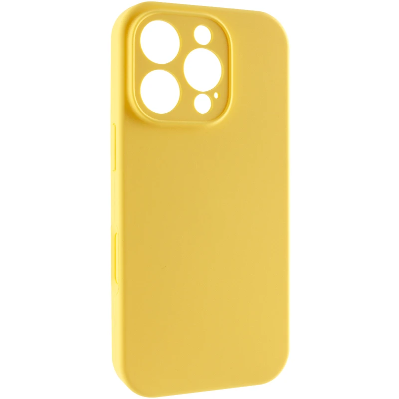 Чохол Silk Full Camera Protective (AA) NO LOGO для Apple iPhone 16 Pro – Жовтий / Yellow. Фото 1 з 8