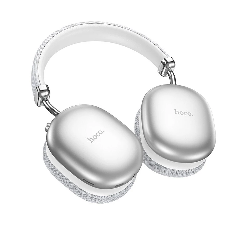 Накладні бездротові навушники Hoco W35 Max Joy – silver. Фото 3 з 5