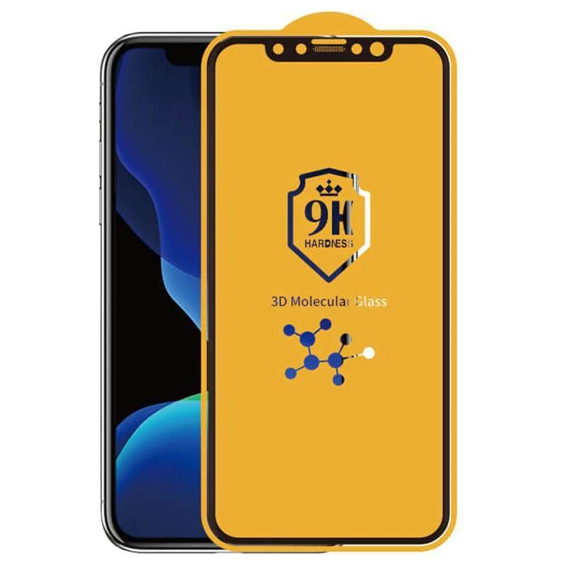 Молекулярне 3D скло Flexible Molecular на Apple iPhone XS Max – Чорний. Фото 1 з 2