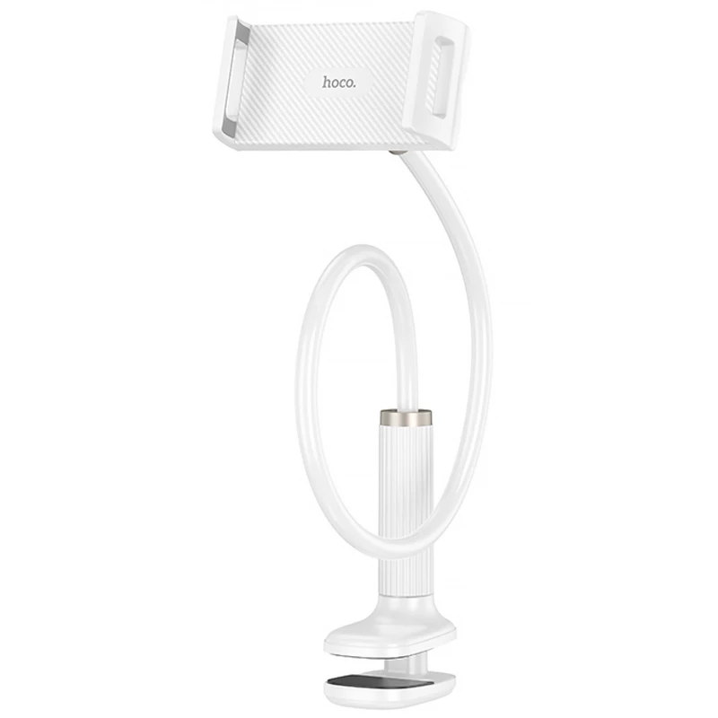 Регульована підставка для телефону/планшета Hoco HD10 Bamboo lazy stand – White. Фото 1 з 4