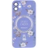 TPU+PC чохол Secret Garden з MagSafe на Apple iPhone 12 (6.1") – Lilac. Фото 1 з 4