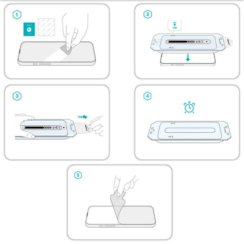 Захисне скло Nillkin (H+ PRO) на Apple iPhone 17 Pro (6.3") – Прозорий. Фото 5 з 6