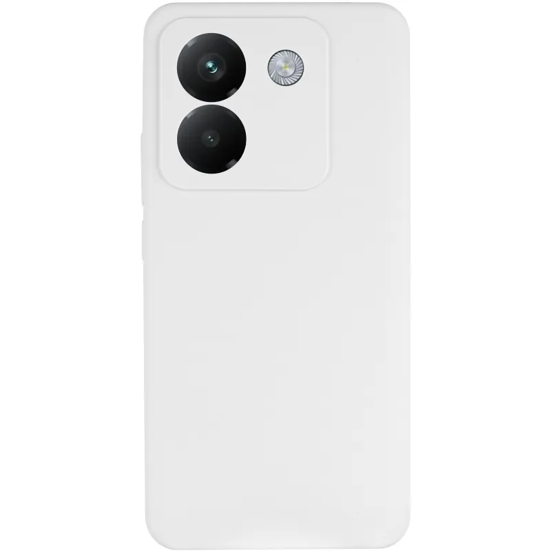 Чехол Silicone Case Lakshmi Premium з закритою камерою на Xiaomi Poco M7 pro 5G – Белый / White. Фото 3 из 6