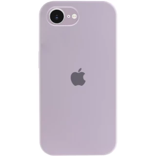Чохол Silicone Case з закритим низом на Apple iPhone 16e (6.1") — Бузковий / Lilac