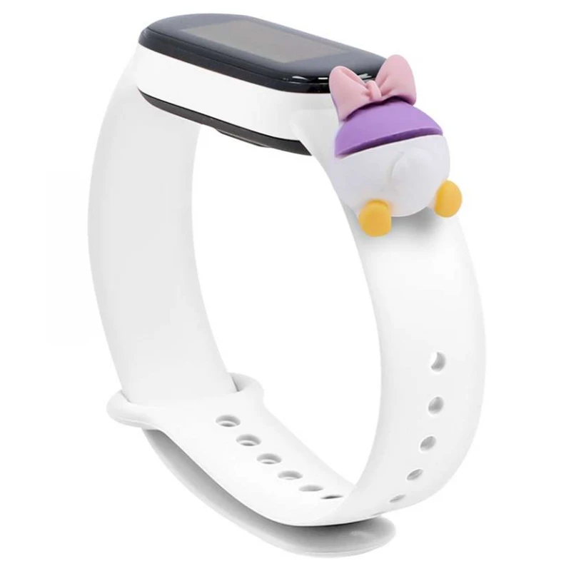 

Силіконовий ремінець Cartoon Face для Xiaomi Mi Band 6 (Білий / Поночка)